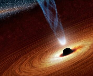 Einsteins Raumzeit & das Mysterium schwarzer Löcher