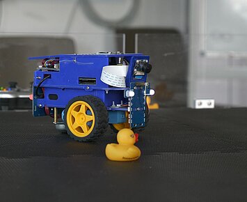 Das Duckietown am MobiLab in Karlsruhe