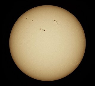Astronomische Aufnahme der Sonne